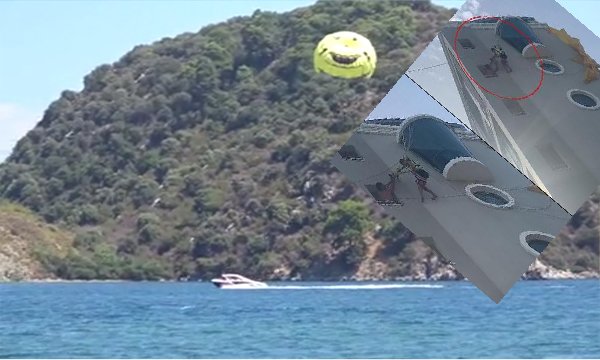 Marmaris'te deniz paraşütü kazasında mucize kurtuluş