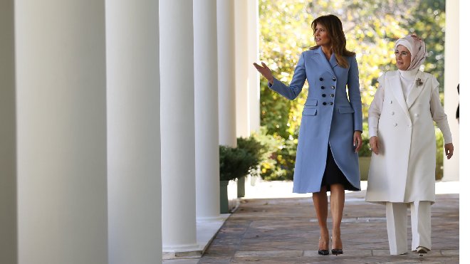Melania Trump ile Emine Erdoğan dostluğu