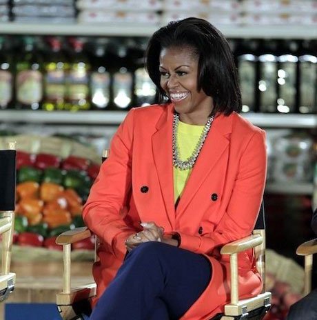 Michelle Obama'nın kumaşı Türkiye'den