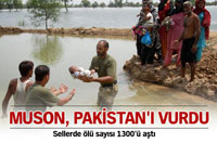 Muson Yağmurları Pakistan'ı Vurdu; 1300 Ölü Var! 