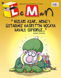 Leman'da Arınç'ı Nasreddin Hoca'ya Havale Etti!