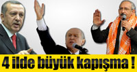 Partiler 4 Büyük İlde Çekişecek...