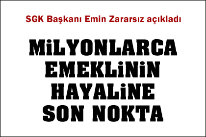 13. Maaş Umudunda Emekliler de Hayak Kırıklığı! 