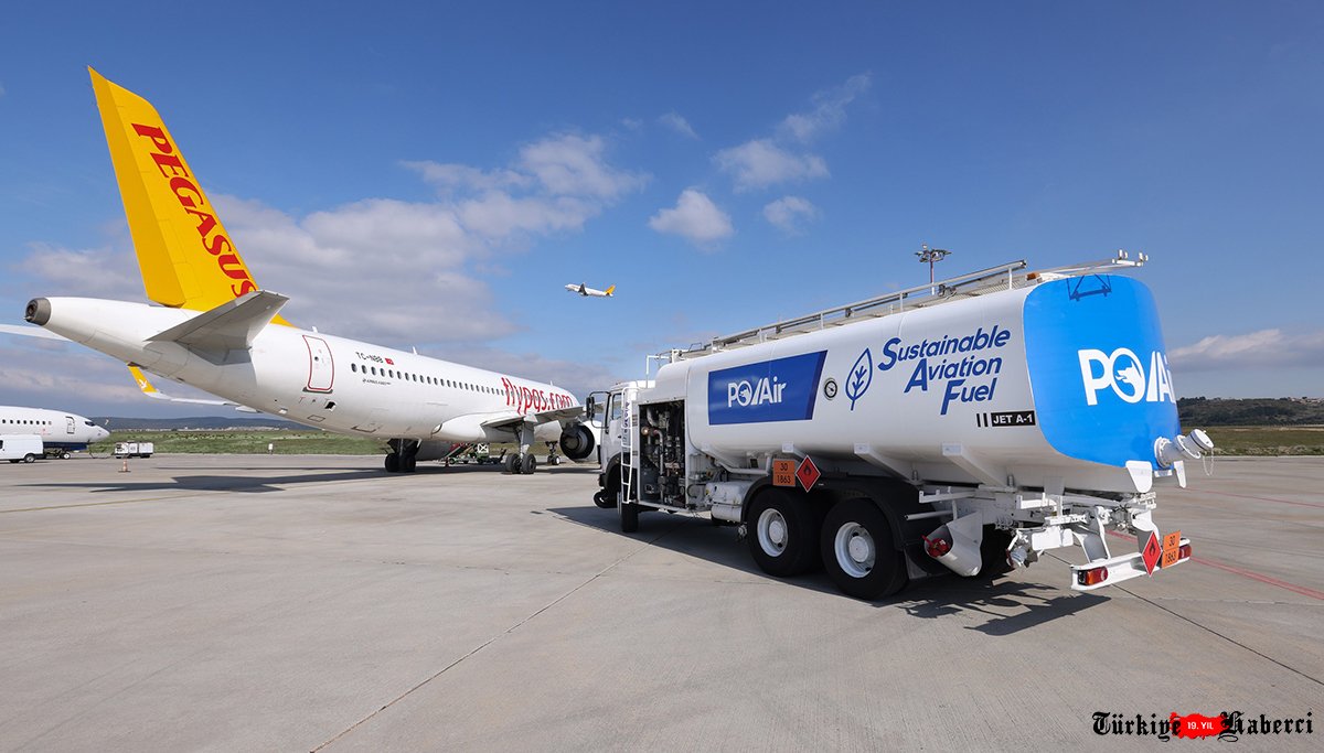 Pegasus SAF ile Türkiye’de ilk uçuşunu yaptı