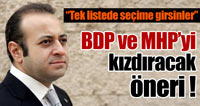 'BDP ve MHP Seçime Tek Liste Girsinler'