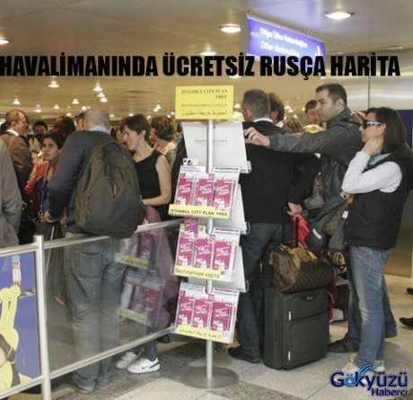 Rusça İstanbul Haritası