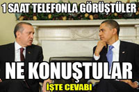 Erdoğan, İsrail Saldısıyla İlgili Obamaya Bilgi Verdi!