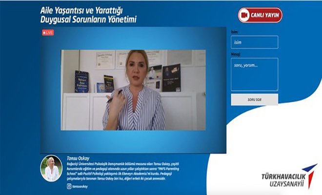 Salgın günlerinde TUSAŞ çalışanlarına motivasyon dopingi