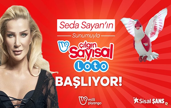 Seda Sayan’ın sunacağı Çılgın Sayısal Loto çekilişi TV8’de