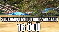 ABD'de de Sel İnsanları Uykulada Yakaladı;16 Kişi Öldü!