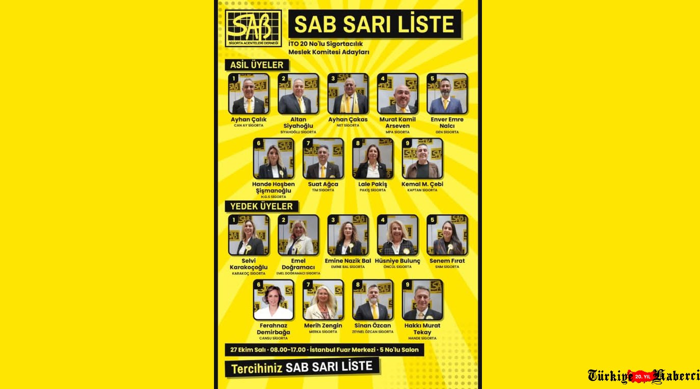  SİGORTA ACENTELERİNDE SARI LİSTE HEYECANI!