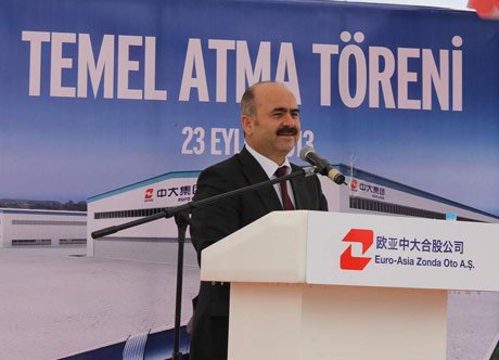  Siirt'te otobüs montaj fabrikasının temeli atıldı.