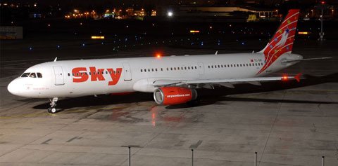 Sky Airlines uçuşlarını durdurdu