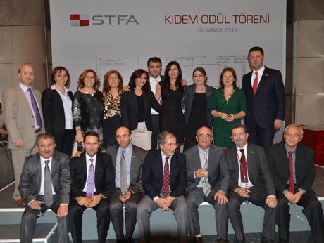 STFA İnşaat Grubu çalışanları ödül töreni