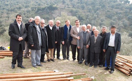 Sultanhisar gölet için çalışmalar başlandı.