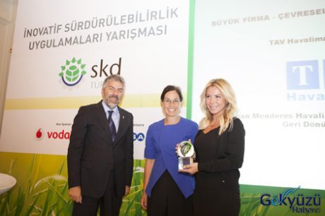 TAV'a 'Sürdürülebilirlik' Ödülü