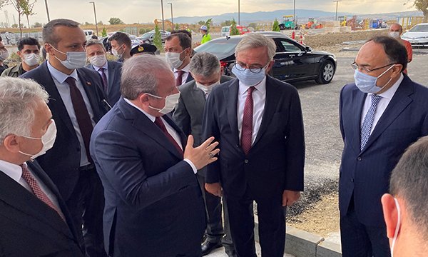 TBMM Başkanı Şen top,Tekirdağ Şehir Hastanesi’ni ziyaret etti