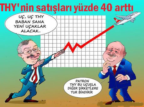THY'nin satışları yüzde 40 arttı