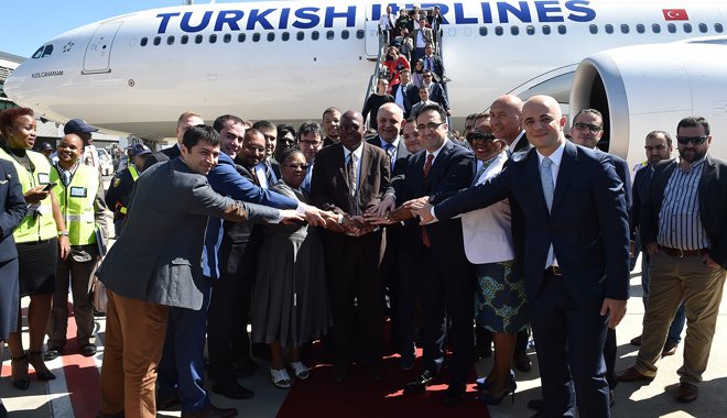 THY’nın, Durban (Güney Afrika)  seferleri bugün başladı. 