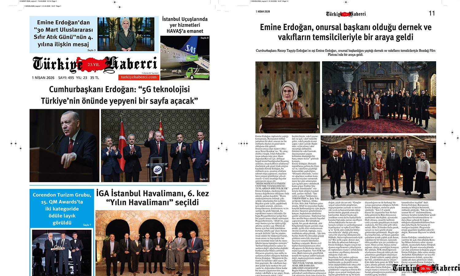 ✈️ Türkiye Haberci 1 Nisan Sayısı Çıktı!