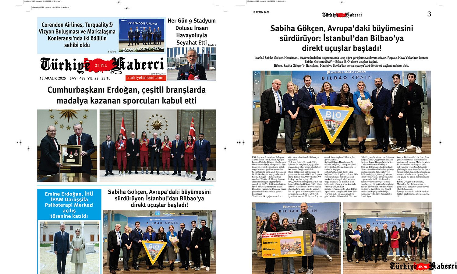 Türkiye Haberci’nin 15 Aralık Sayısı Yayında