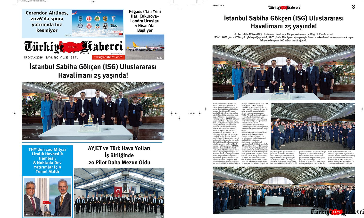 Türkiye Haberci’nin 15 Ocak Sayısı Yayında!