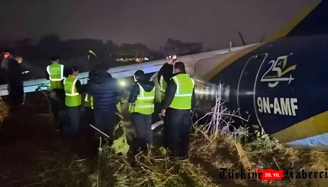 (video)Bhadrapur’da ATR 72 Uçağı Pistten Çıktı