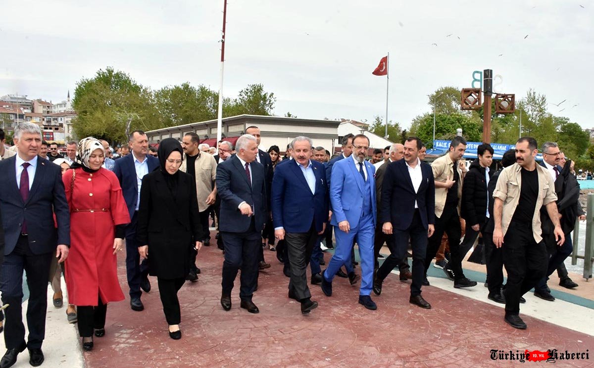 Şentop, Vali Yıldırım Tekirdağ'da Rumeli İskelesi'nde