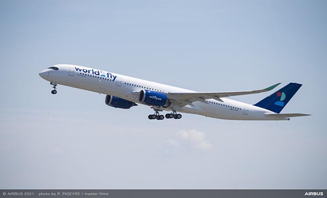 Yeni havayolu World2fly’a ilk A350 teslimatı