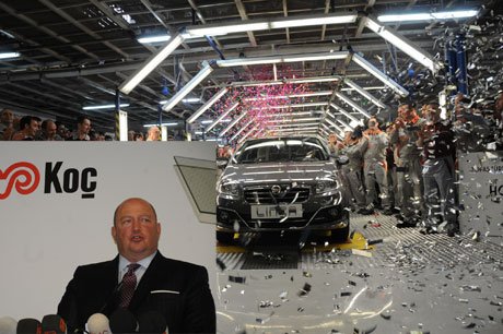 Yenilenen Fiat Linea törenle banttan indi.