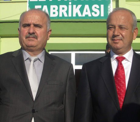 Zeytinyağı Fabrikasında basın toplantısı 