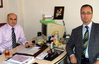 EMİN ÖZKAN, DİŞ TABİPLERİ ODASINI ZİYARET ETTİ
